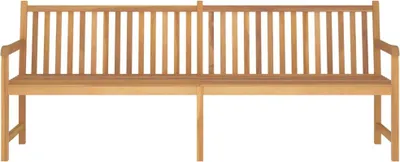 Obrázek produktu pro vidaXL Zahradní lavice 228 cm z masivního teakového dřeva