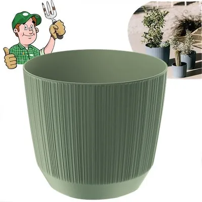 Immagine prodotto di Vaso da fiori domestico 16,8 cm Ryfo per davanzale casa Verde
