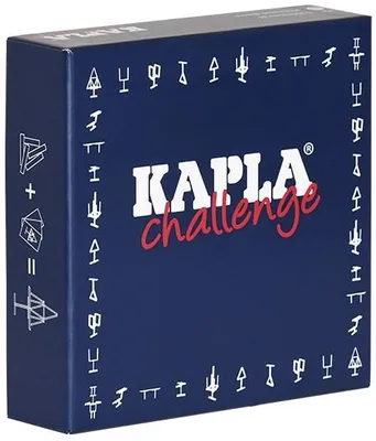 Immagine prodotto di Set di costruzioni Kapla - KAPLA Challenge German 12 carte sfida 16 tavole naturali
