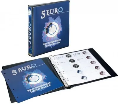 Produktbild von Lindner 1119M Vordruckalbum 5 Euro-Sammlermünzen Bundesrepublik Deutschland