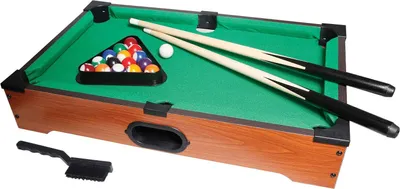 Produktbild von Natural Games Classic Games Tischbillard, aus Holz, Länge 51 cm,Geschicklichkeitsspiel, ca. 53x32,5x10 cm, für 2 Spieler, ab 5 Jahre