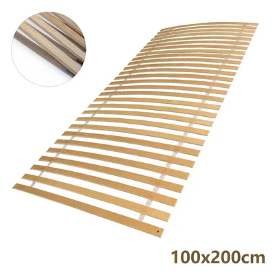Produktbild von Jopassy Rollrost Holz 90 x 200 cm Fichte Lattenrost stabil Hochbett Leisten 14 Latten Holzlatten unverstellbar für alle Matratzen und Kinderbetten Bettrost Bettrahmen (90x200)