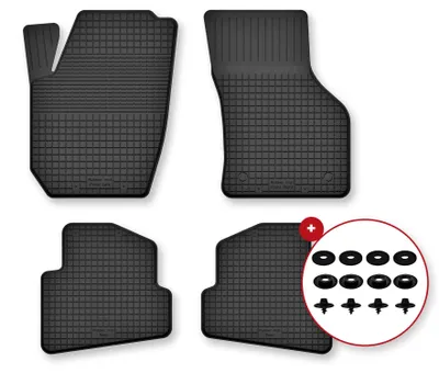 Zdjęcie produktu dla Dywaniki gumowe do Land Rover Discovery IV 2009-2016 (SUV) – 4 szt., czarne, dobierane – Wielganizator Semi-Universal