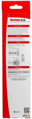 Produktbild von Fischer 520182, Schrauben- & Dübelsatz, Autoklaven-Porenbeton, Beton, Mauerwerk, Mauerziegel, Kunststoff, M6, 1,2 cm, 28 cm