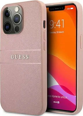 Image de Guess Guhcp13Xpsasbpi Iphone 13 Pro Max6,7 Różowy/Pink Hardcase Saffiano Stripe