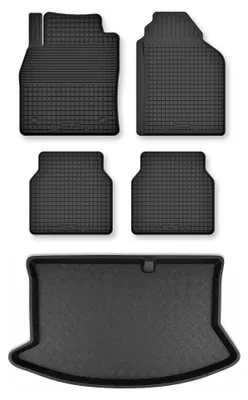 Obrázek produktu pro Vaničkové autokoberce + vana kufru pro: Ford Fiesta MK7 2008-2011 hatchback 5 ks