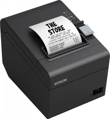 Produktbild von Epson TM-T20III (011): USB + Serial - PS - Blk - EU - Direkt Wärme - POS-Drucker - 203 x 203 DPI - 250 mm/sek - 22,6 Zeichen pro Zoll - Text - Grafik - Barcode