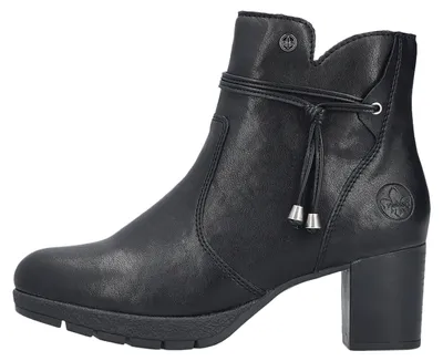 Zdjęcie produktu dla Rieker damskie buty za kostkę czarny, Kolor:czarny, Rozmiar EU:37