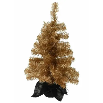 Produktbild von Künstlicher Weihnachtsbaum in einem goldenen Topf 60 cm