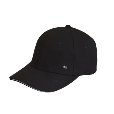 Produktbild von TOMMY HILFIGER Baseballkappe Kappe aus Wollmischung mit Schirm, Logo-Stickerei am Rücken, verstellbarer Artikel AM0AM10737, UNICA - ONE SIZE, Lana 40%,Poliestere 60%