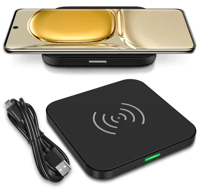 Produktbild von QI Wireless Schnell Ladegerät für Huawei P50 Pro Plus Kabellos Ladestation 15W