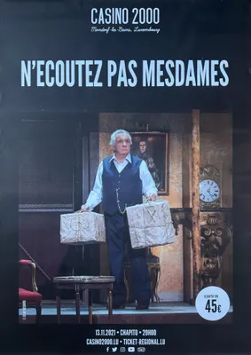 Productafbeelding van Michel SARDOU - "N'écoutez pas Mesdames" - Affiche / Poster - 83x118 cm
