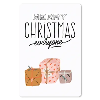 Produktbild von MuchoWow® Mauspad Mousepad Sprichwörter - Zitate - 'Frohe Weihnachten' 18x27 cm - Mousepads - Maus Mat - Pad - Mausunterlage