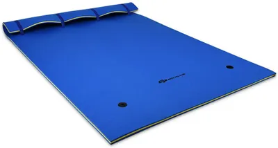 Produktbild von GOPLUS Schwimmbett für 3-5 Personen bis zu 300 kg, Wasserhängematte ohne Aufblasen XPE, Wassermatratze mit 1,5 m Seil, für Pool Schwimmbad Meer