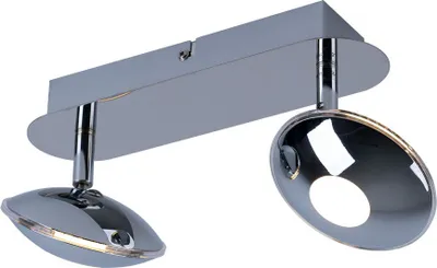 Produktbild von LED Deckenleuchte, 2 flammig, Chrom, satiniert, L 25cm