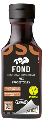 Image de Le concentré de fond de champignons Oscar convient pour les soupes et les sauces 190ml