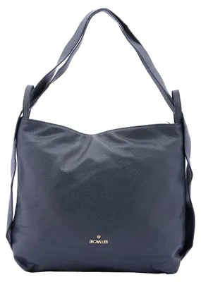 Produktbild von Schultertasche Damen Kunstleder mit Reißverschluss B Cavalli Schwarz Black B UNICA 40x33x11 cm