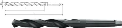 Produktbild von ELMAG HSS Co5-Spiralbohrer mit Morsekegel DIN 345, Ø 14,5, 212 mm lang