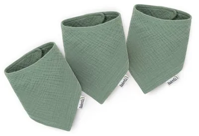 Produktbild von Räuberella 3er Set Musselin Lätzchen Mint-Grün