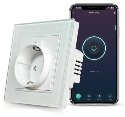 Immagine prodotto di Presa intelligente iUni SS1, WiFi, 16A, Monitorizzazione consumo, App Smart Life / Tuya, Compatibile con Alexa/Google Assistant