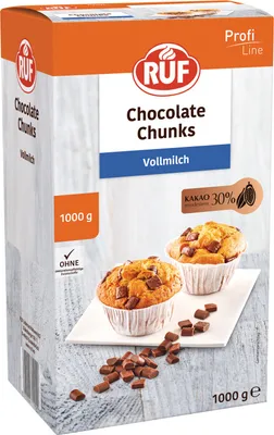 Produktbild von RUF Chocolate Chunks Vollmilch (1 kg)