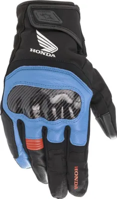 Produktbild von Alpinestars Honda SMX Z Drystar Motorradhandschuhe (Black/Red/Blue,M)