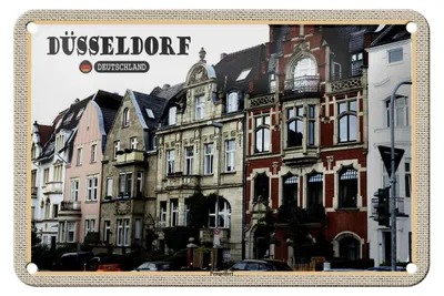 Produktbild von Blechschild Städte Düsseldorf Pempelfort Deutschland 18x12cm Schild