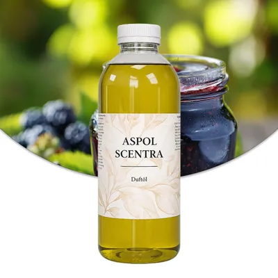 Produktbild von Aspol Scentra Brombeermarmelade UFIGREEN Duftöl für Kerzen und Diffusoren 1000 ml, KI-generiertes Bild