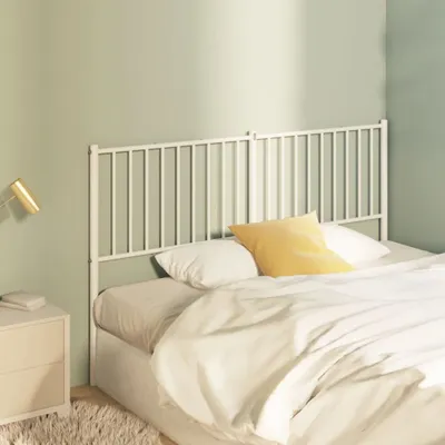 Immagine prodotto di The Living Store Testiera in metallo bianco 160 cm