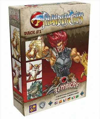 Produktbild von CMON, Zombicide – Thundercats Pack 1, Helden-Erweiterung