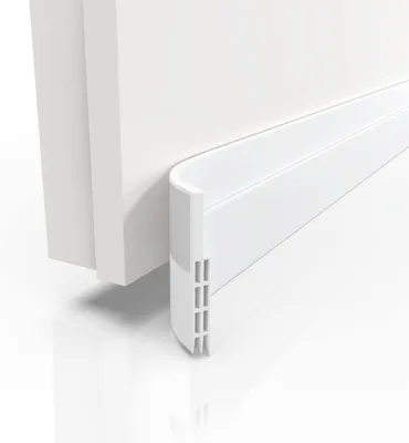 Image de Joint d'étanchéité pour portes, 100 cm, blanc - Joint en caoutchouc adhésif, extra résistant - Barrière anti-courant d'air pour portes, pour une isolation maximale - Joint d'étanchéité pour portes