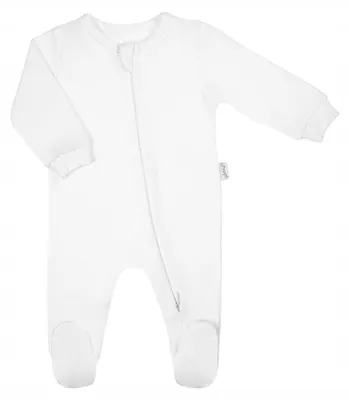 Produktbild von Nicol Baumwoll-Strampler Baby Langarm Weiß Größe 80