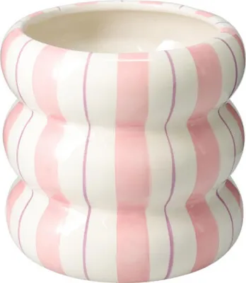 Obrázek produktu pro Keramický obal LINJE, 14 cm - růžový