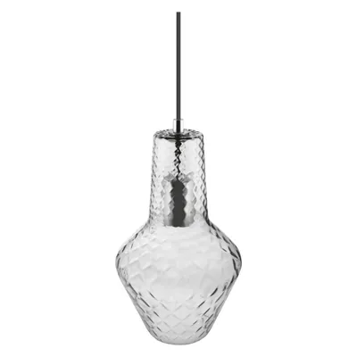 A clear studio shot of a pendant light.