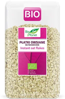 PŁATKI OWSIANE BŁYSKAWICZNE BIO 600 g - BIO PLANET