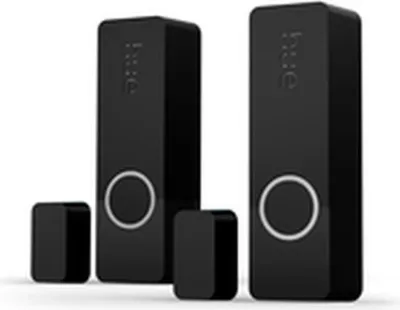 Produktbild von Philips Secure Kontaktsensor Doppelpack schwarz, Kabellos, ZigBee, Schwarz, Tür/Fenster, Klebeband/Schraube, III