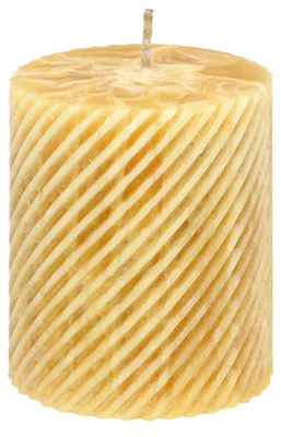 Produktbild von 100% Bienenwachs Stumpenkerze "Brissago" 80 x Ø 66 mm