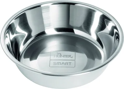 Produktbild von Hunter Edelstahlersatznapf für Melamin-Napf, Hund, Edelstahl, Edelstahl, Kombinierter Futterautomat mit Tränke für Haustiere, Einfarbig, 0,7 l