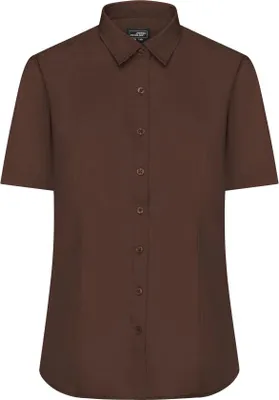 Produktbild von Klassisches Shirt aus pflegeleichtem Mischgewebe brown, Gr. M