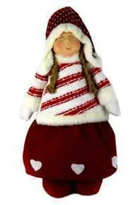 Immagine prodotto di Bambina in Tessuto rosso cm 32x14xh76/98