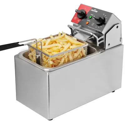 Immagine prodotto di Friggitrice professionale commerciale - 4 litri - Acciaio inox - 2000 W