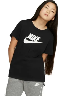 Produktbild von Nike NIKE SPORTSWEAR BIG KIDS' T-SH BLACK/WHITE BLACK/WHITE M