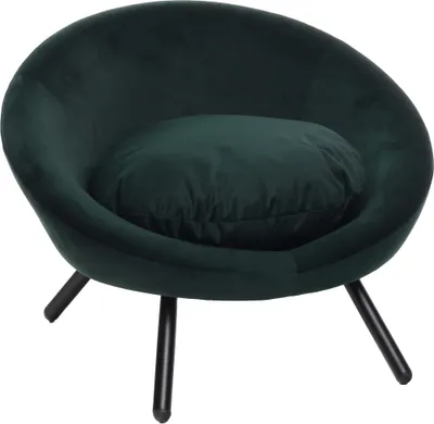 Immagine prodotto di Divano per cani Flamingo Dolco rotondo verde, dimensioni: 54 x 50 x 40 cm