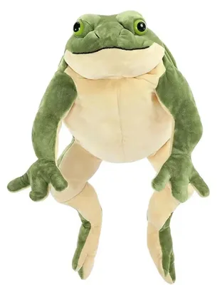 Produktbild von Frosch Plüschtier Kuscheltier 28 cm Riesig Weiches Kuscheliges Spielzeug für Kinder und Erwachsene Umarmbar