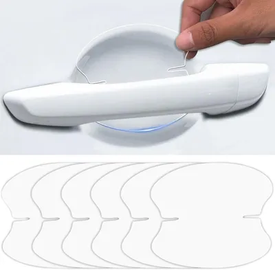 Imagen del producto de Película protectora de TPU para puertas de coche, 10 unidades, transparente, autoadhesiva, universal para vehículos