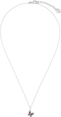 Produktbild von S.Oliver Silber Kette bunter Schmetterling 2033912