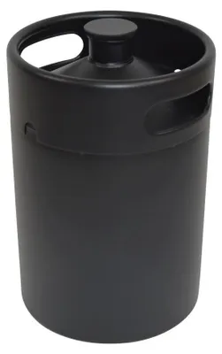 Produktbild von Edelstahlfass - 2 Liter schwarz matt