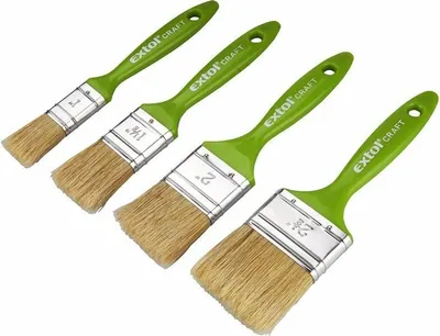 Zdjęcie produktu dla szczotki płaskie, zestaw 4, 25-38-50-63 mm