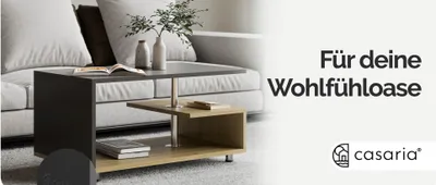 Immagine prodotto di Tavolino da caffè, legno/grigio, 95x55x50cm, design moderno