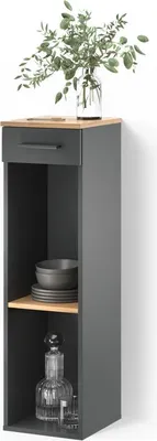 Produktbild von Weinregal Livinity Regusa Goldkraft Eiche/Anthrazit 30 x 106 cm, Model 55921